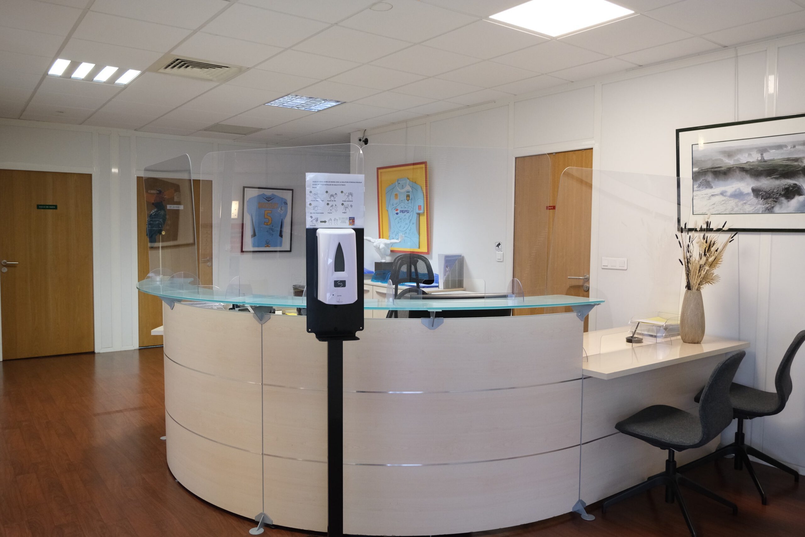 Bureau d'accueil du cabinet